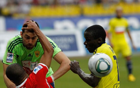 Russian Football Premier League. Spartak Moscow vs. Anzhi