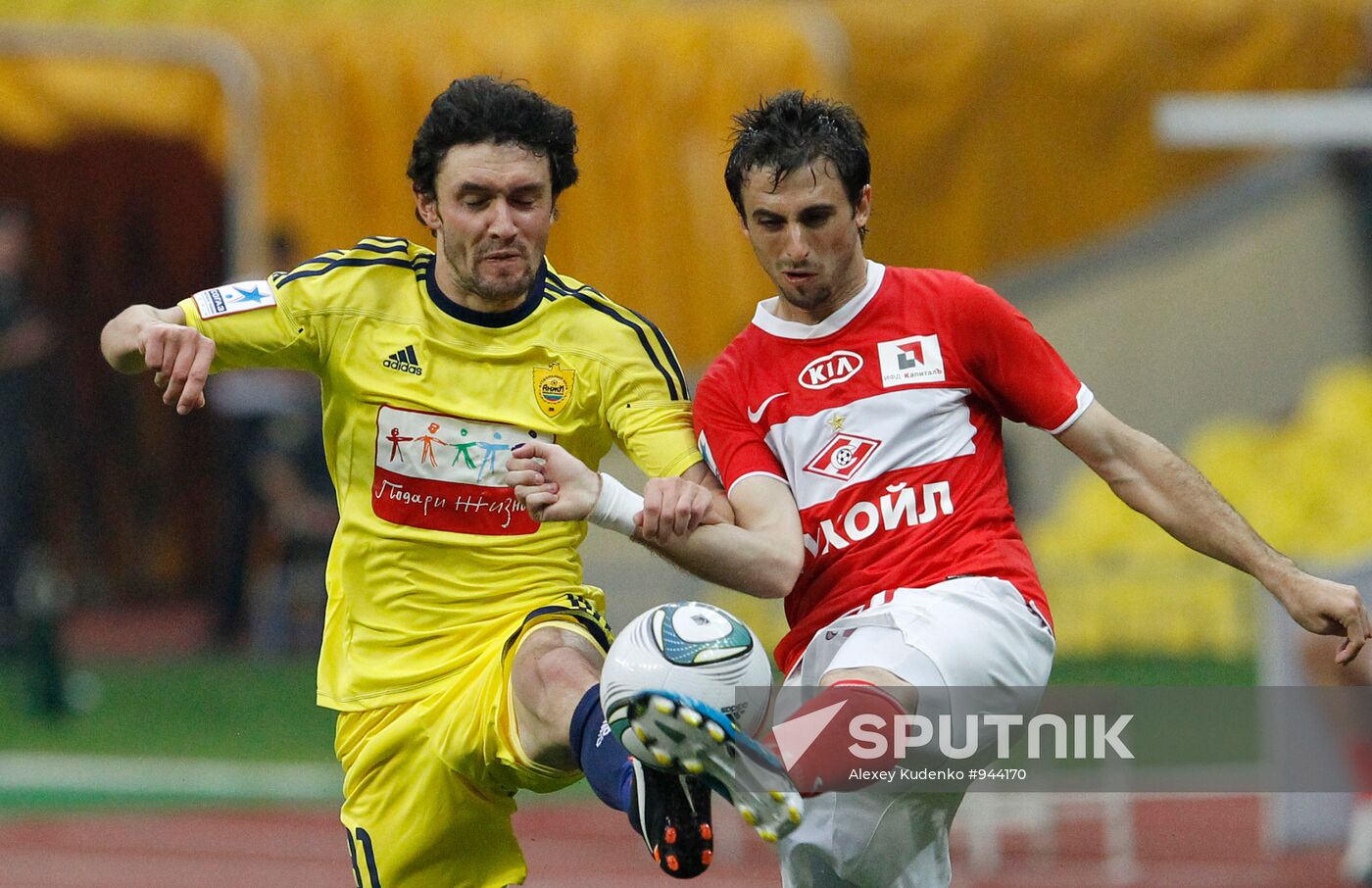 Russian Football Premier League. Spartak Moscow vs. Anzhi