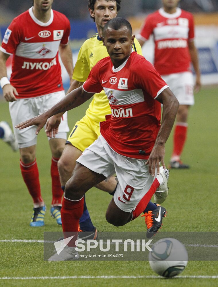 Russian Football Premier League. Spartak Moscow vs. Anzhi