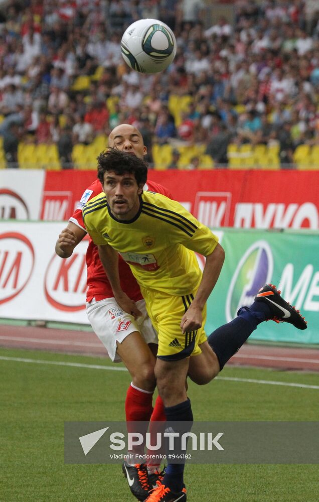 Russian Football Premier League. Spartak Moscow vs. Anzhi