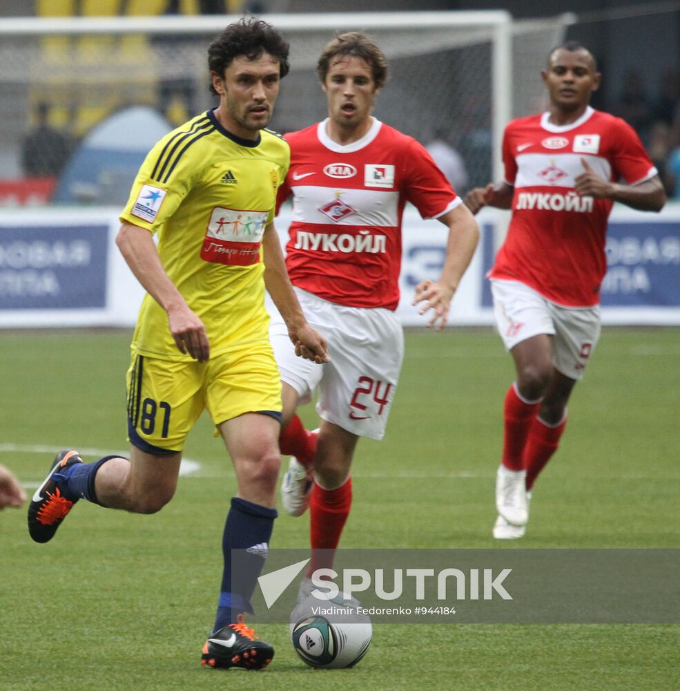 Russian Football Premier League. Spartak Moscow vs. Anzhi