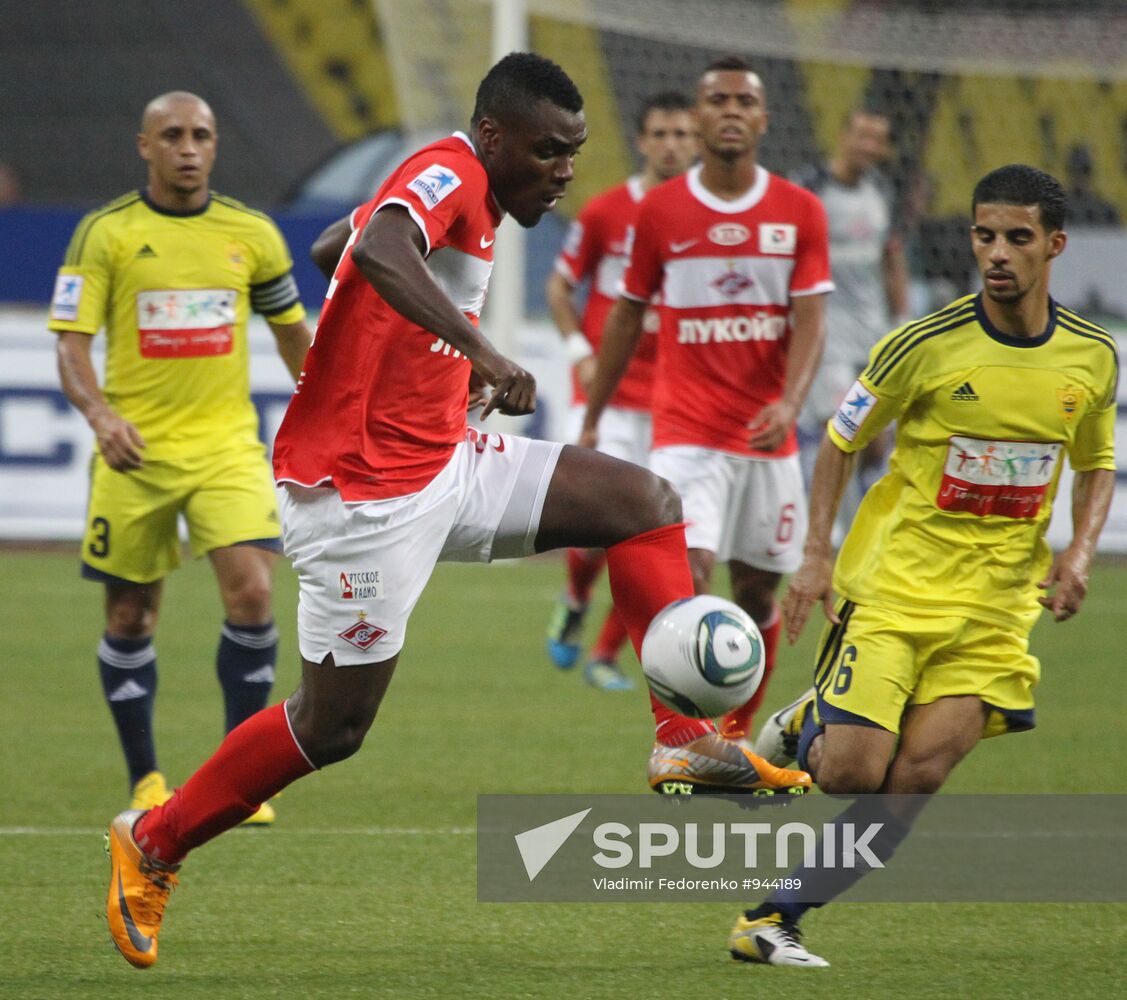 Russian Football Premier League. Spartak Moscow vs. Anzhi