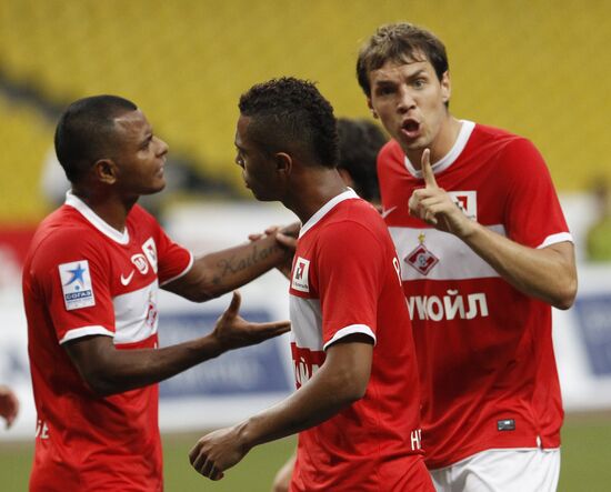 Russian Football Premier League. Spartak Moscow vs. Anzhi