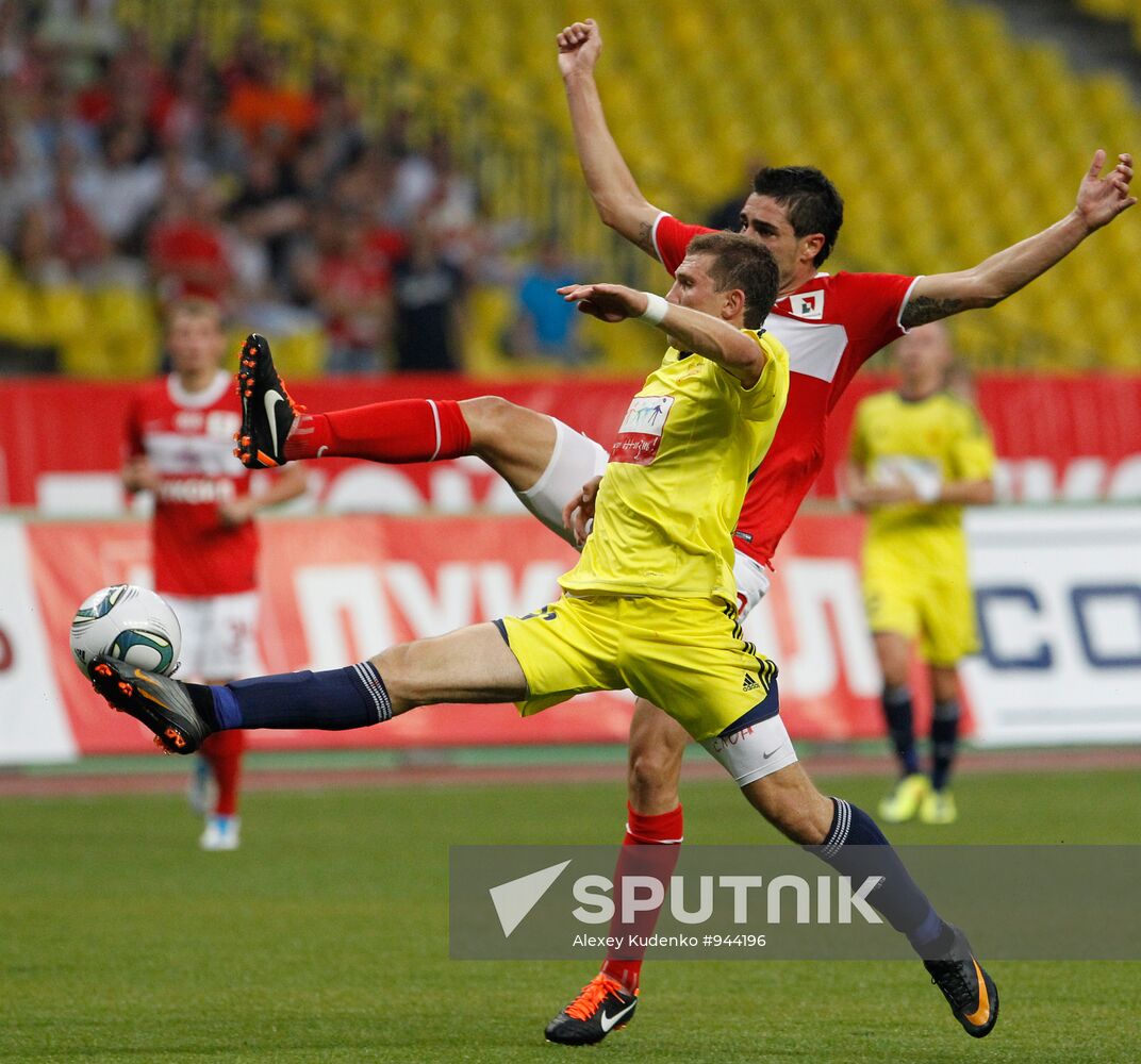 Russian Football Premier League. Spartak Moscow vs. Anzhi