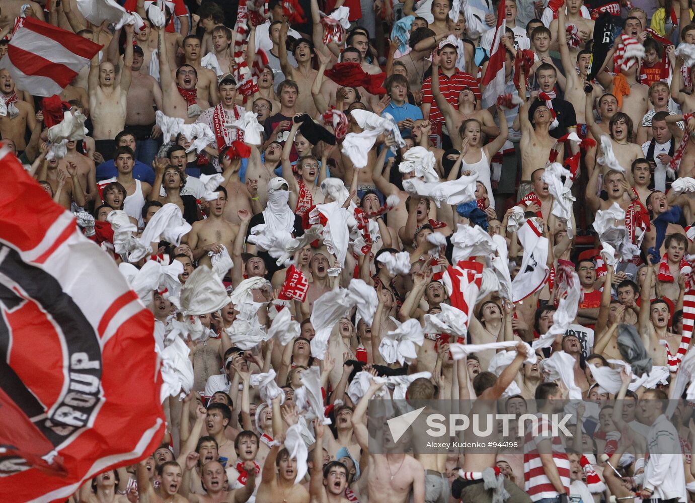 Russian Football Premier League. Spartak Moscow vs. Anzhi