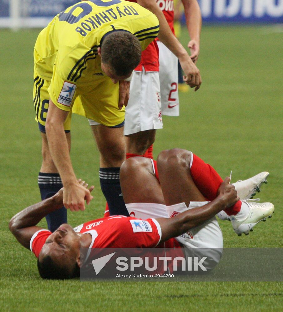 Russian Football Premier League. Spartak Moscow vs. Anzhi