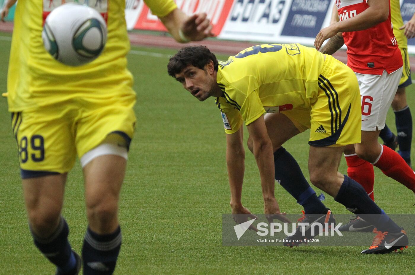 Russian Football Premier League. Spartak Moscow vs. Anzhi