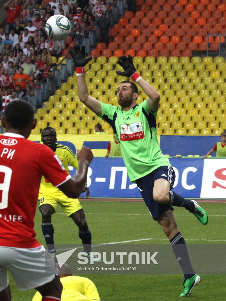 Russian Football Premier League. Spartak Moscow vs. Anzhi