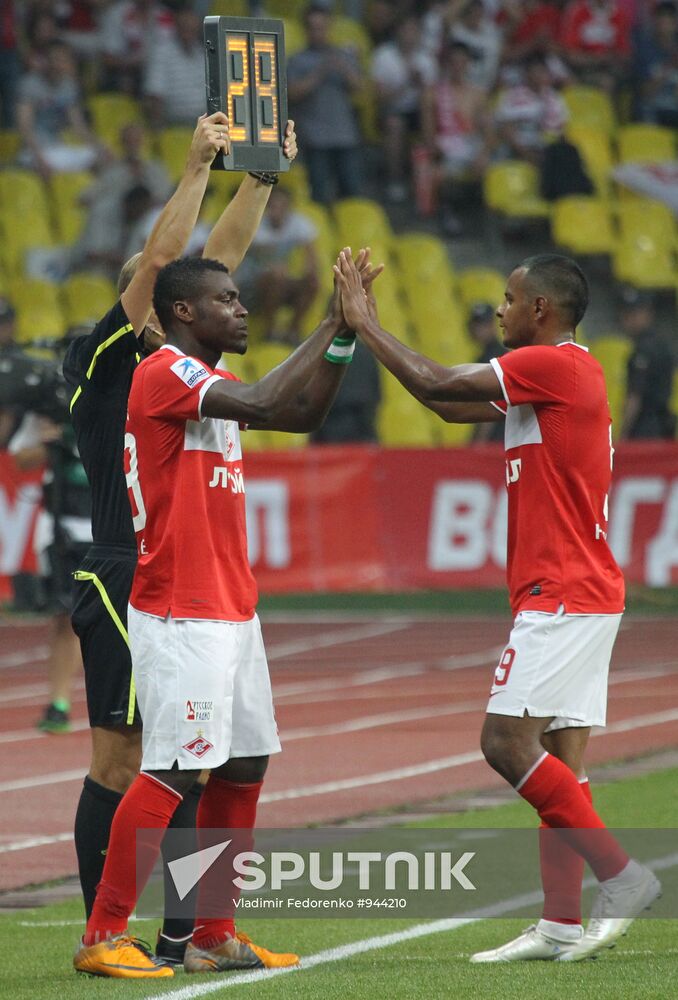 Russian Football Premier League. Spartak Moscow vs. Anzhi