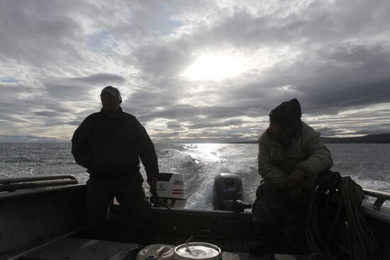 Walrus hunt, Chukotka