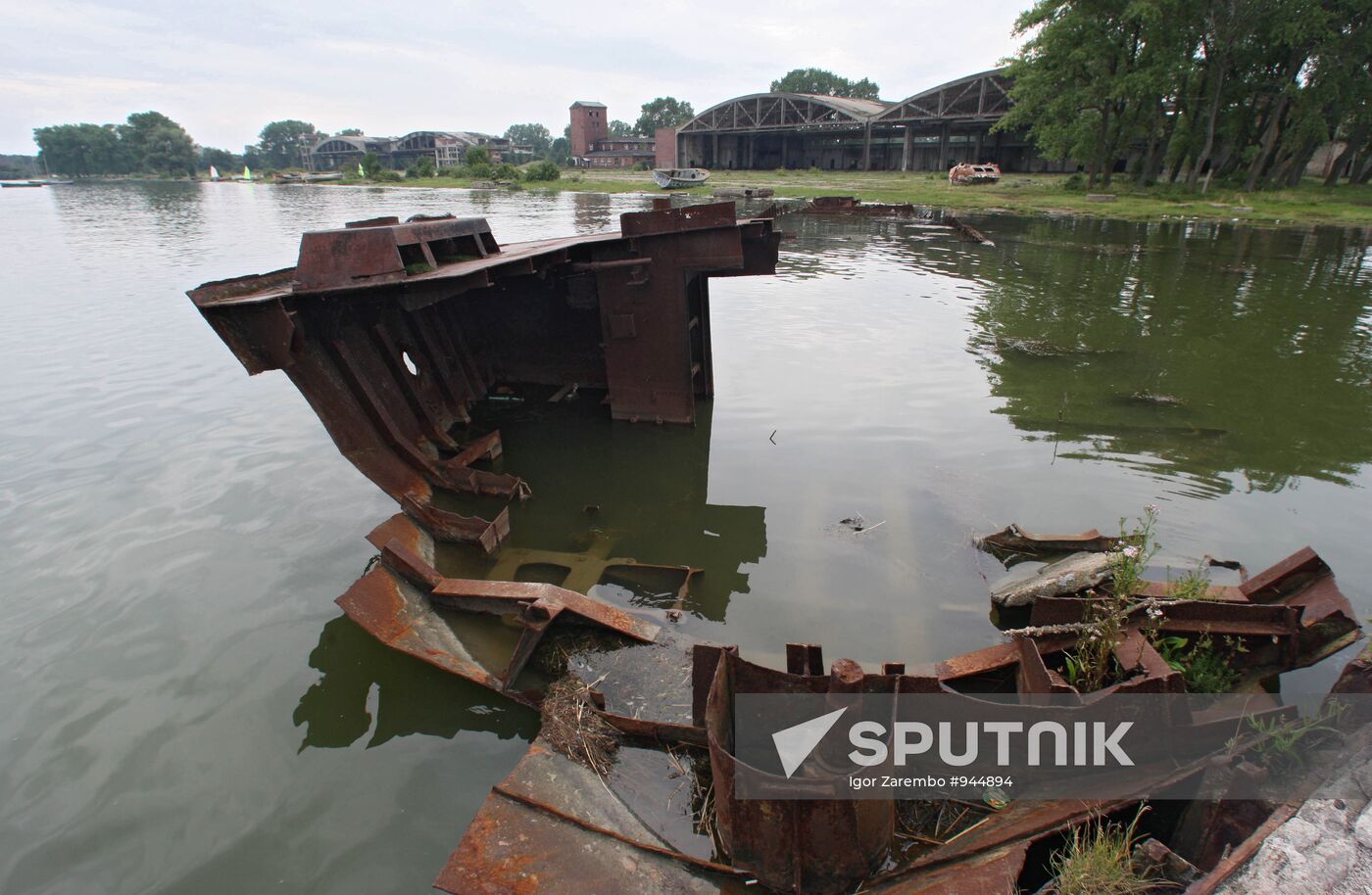 Baltic peninsula spit in the Kaliningrad region