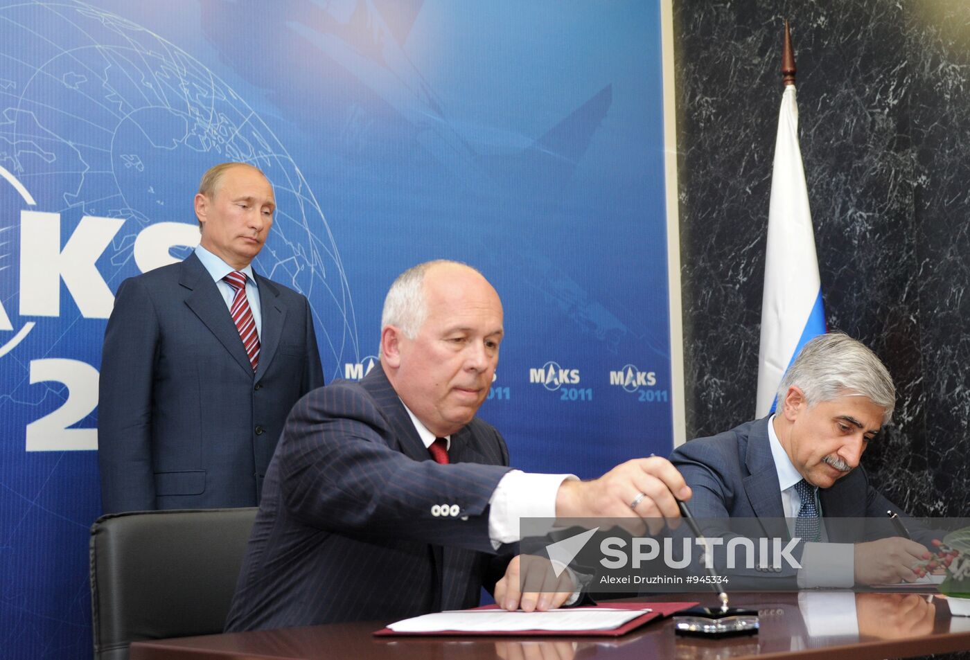 Vladimir Putin attends MAKS international air show