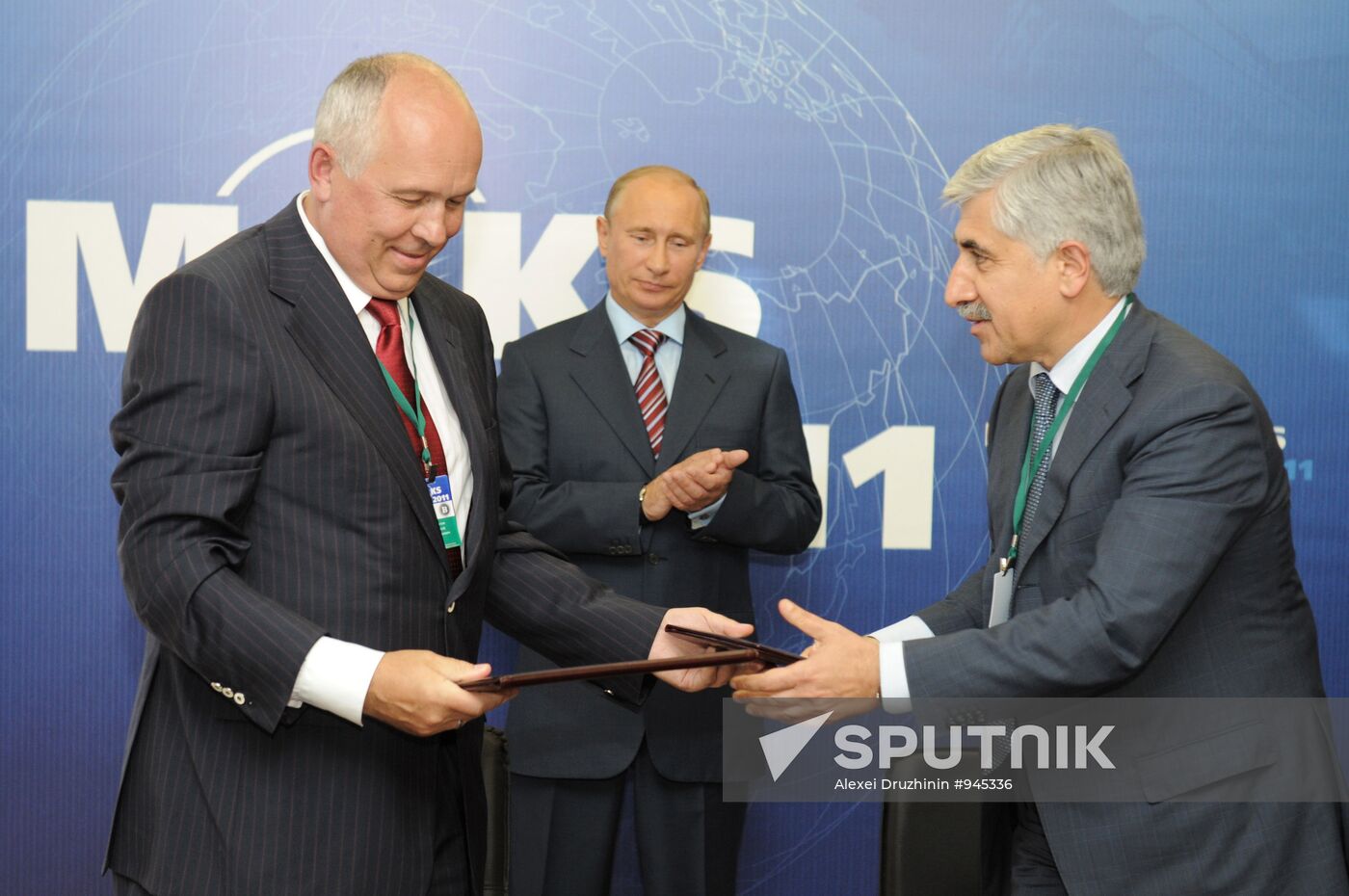 Vladimir Putin attends MAKS international air show