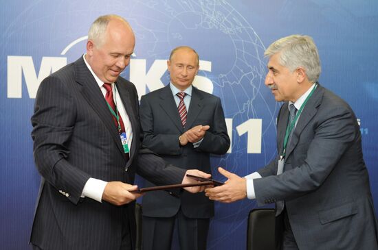 Vladimir Putin attends MAKS international air show