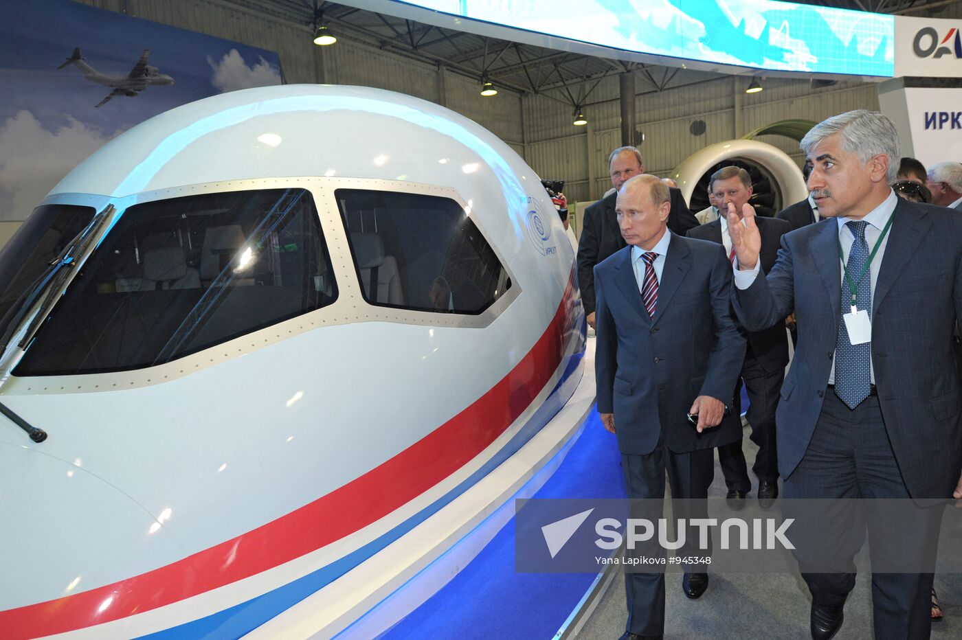 Vladimir Putin attends MAKS international air show in Zhukovsky
