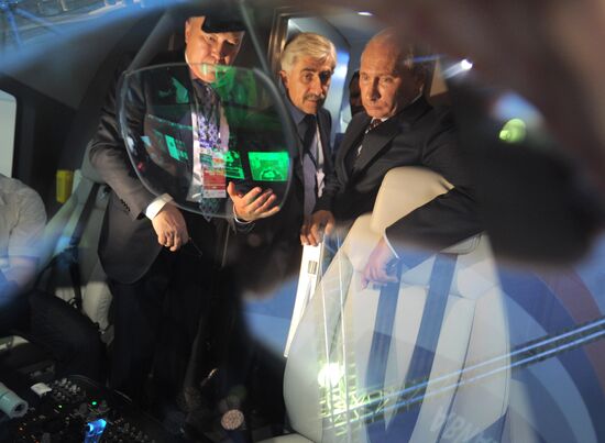 Vladimir Putin attends MAKS international air show in Zhukovsky