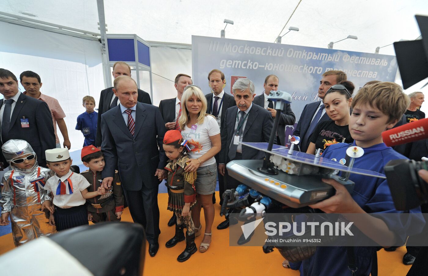 Vladimir Putin attends MAKS international air show in Zhukovsky