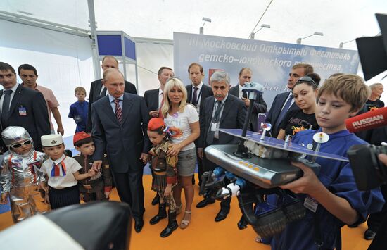 Vladimir Putin attends MAKS international air show in Zhukovsky