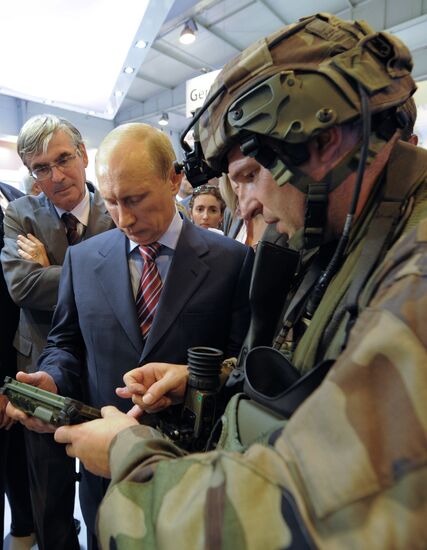 Vladimir Putin attends MAKS international air show in Zhukovsky