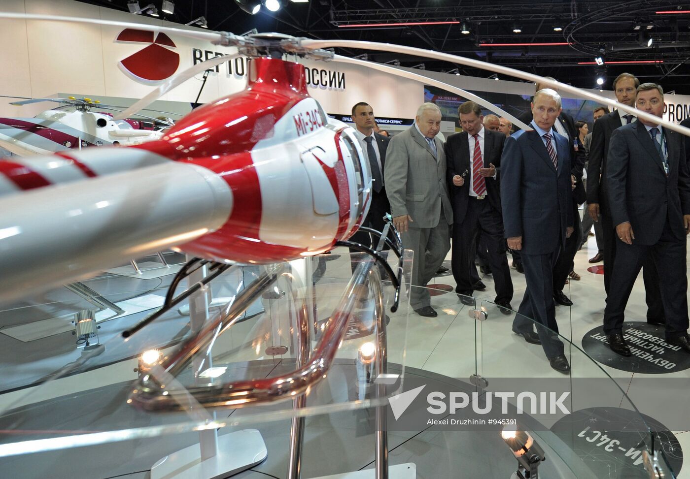 Vladimir Putin attends MAKS international air show in Zhukovsky