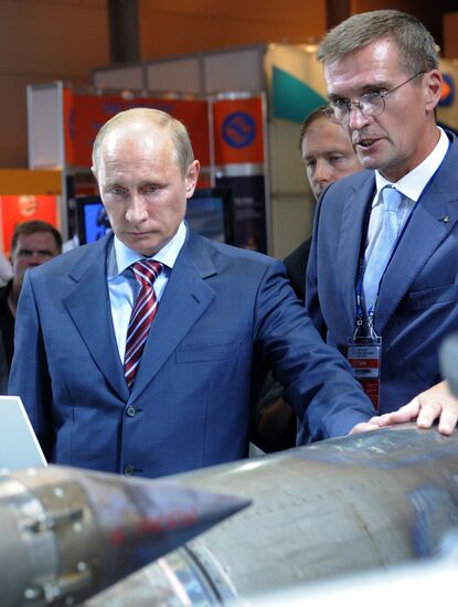 Vladimir Putin attends MAKS international air show in Zhukovsky