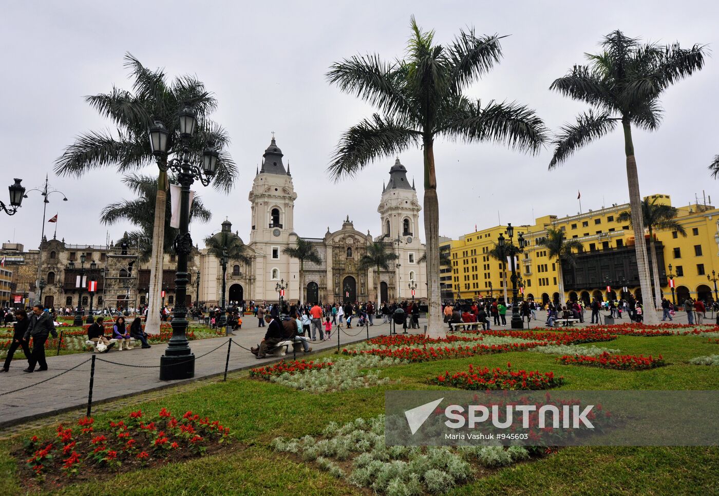 Cathedral at Plaza Mayor, Lima