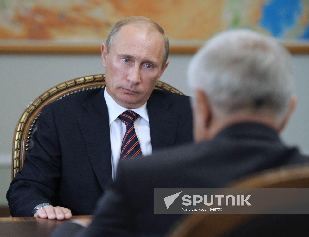 Working meeting between Vladimir Putin and Nikolay Vinogradov