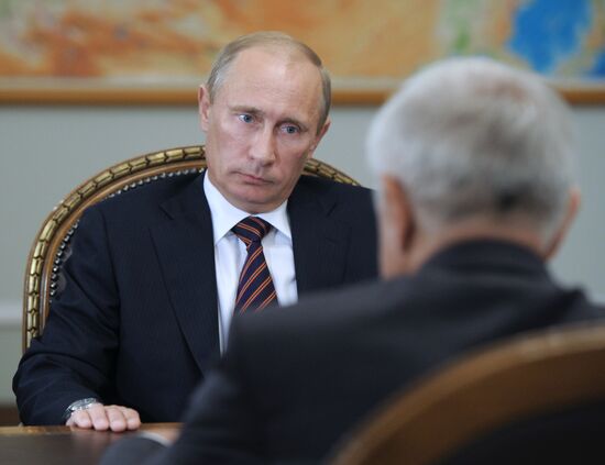 Working meeting between Vladimir Putin and Nikolay Vinogradov