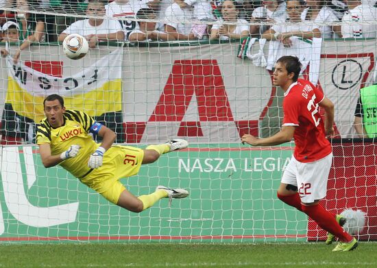 Football European League. Match "Legia" - "Spartak"