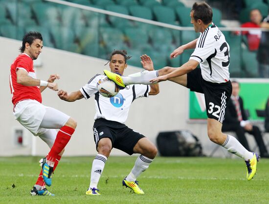 Football European League. Match "Legia" - "Spartak"