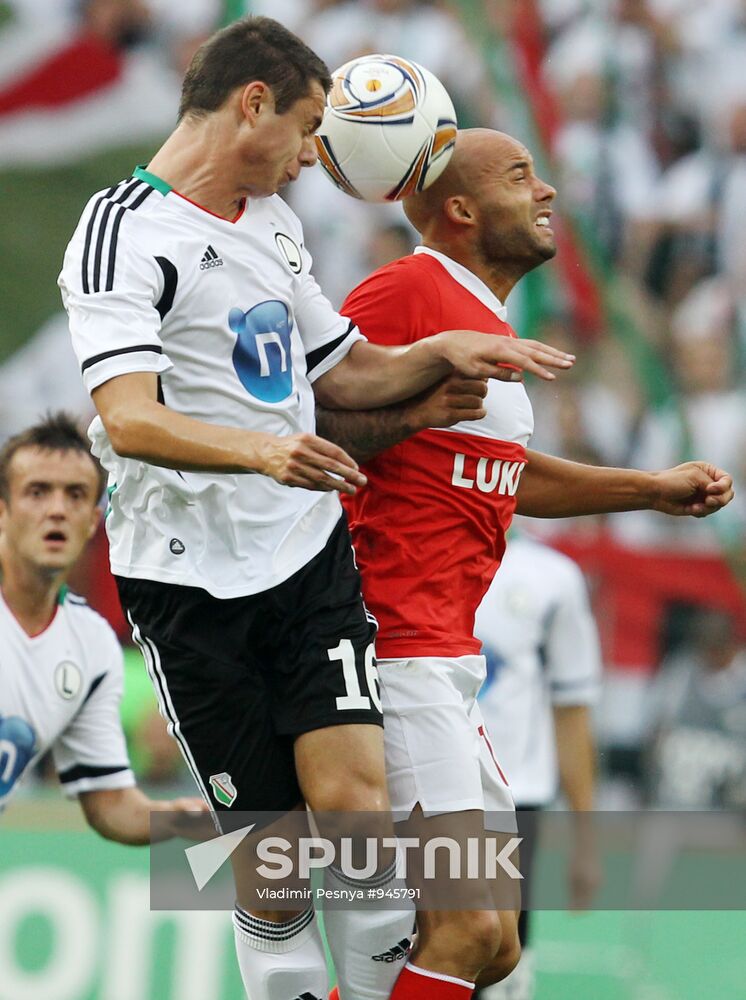 Football European League. Match "Legia" - "Spartak"