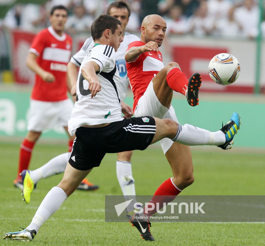 Football European League. Match "Legia" - "Spartak"