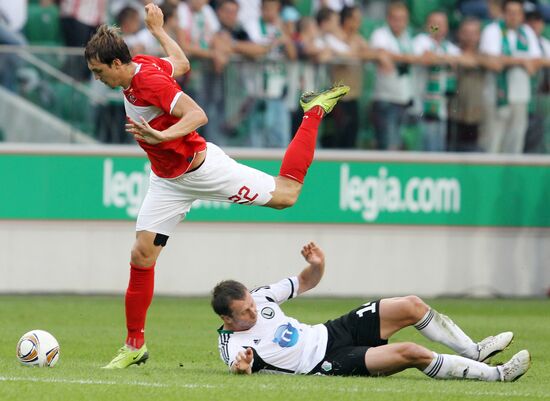 Football European League. Match "Legia" - "Spartak"