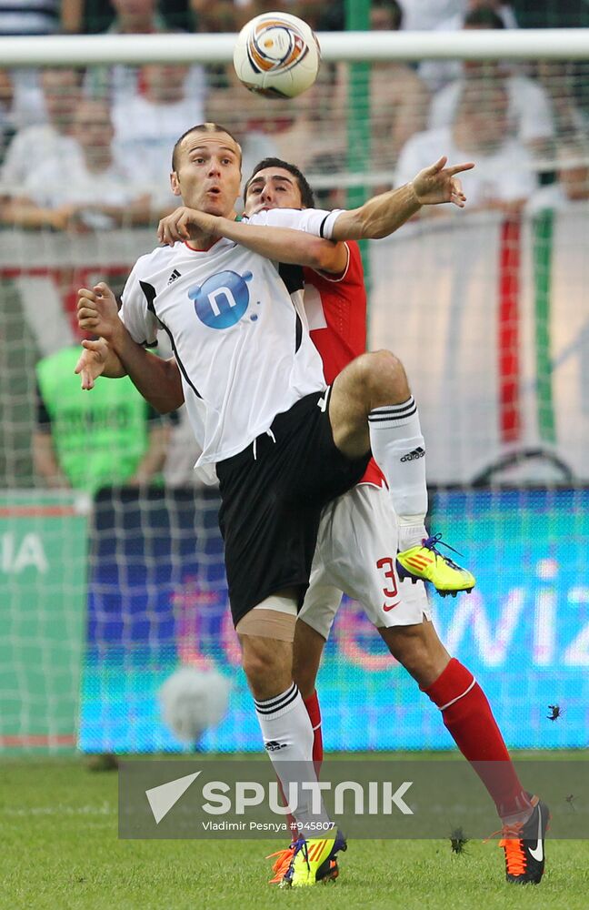 Football European League. Match "Legia" - "Spartak"