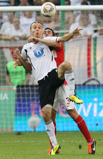 Football European League. Match "Legia" - "Spartak"