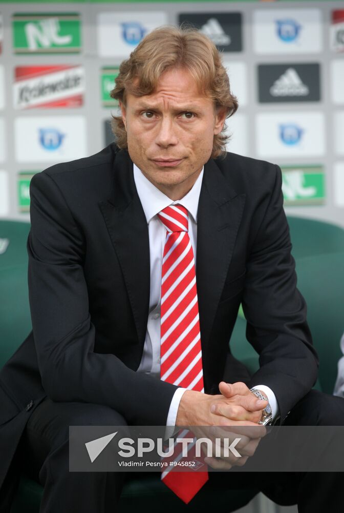 Football European League. Match "Legia" - "Spartak" (Moscow)