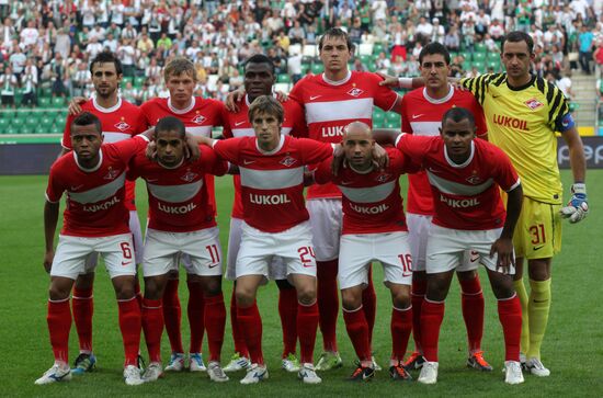 Football European League. Match "Legia" - "Spartak" (Moscow)