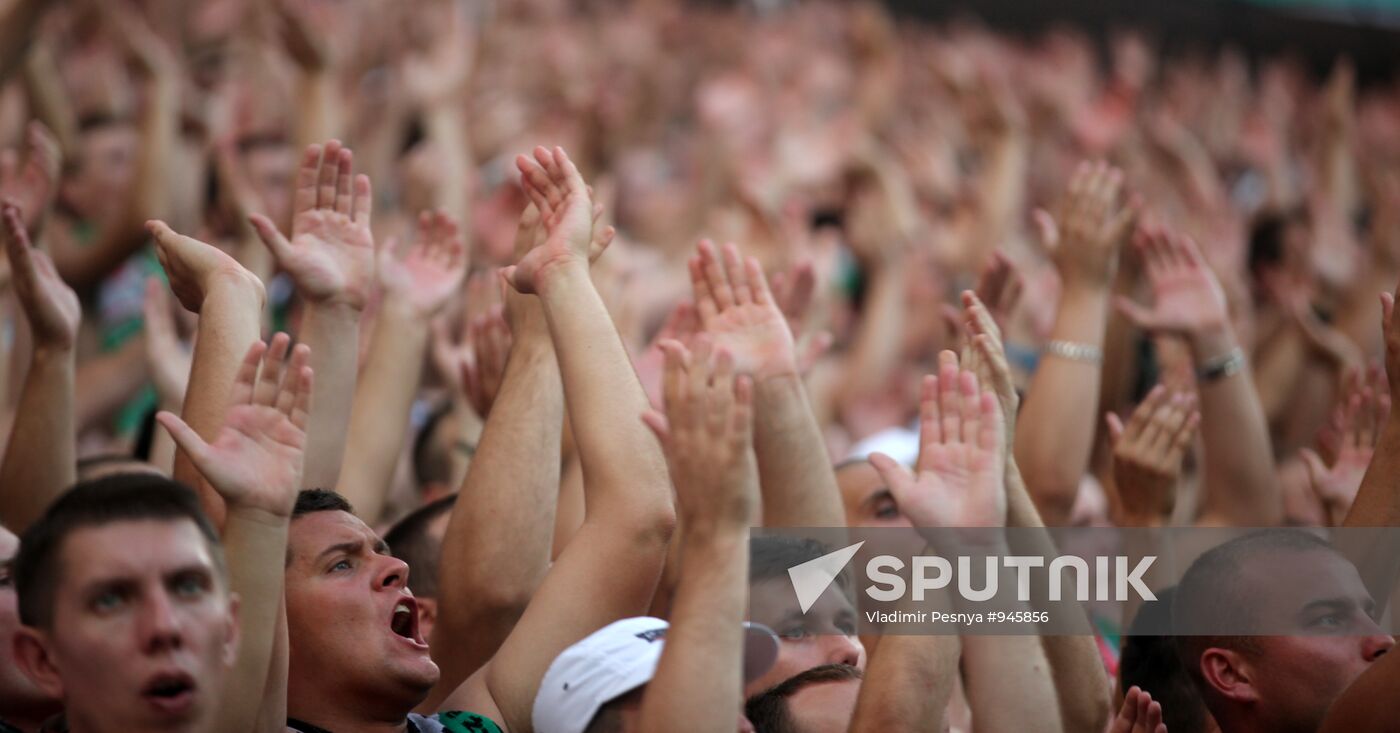 Football European League. Match "Legia" - "Spartak" (Moscow)