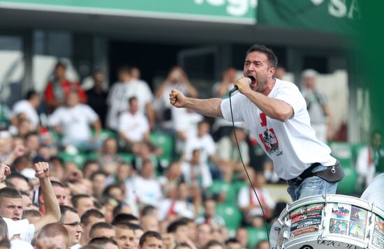 Football European League. Match "Legia" - "Spartak" (Moscow)