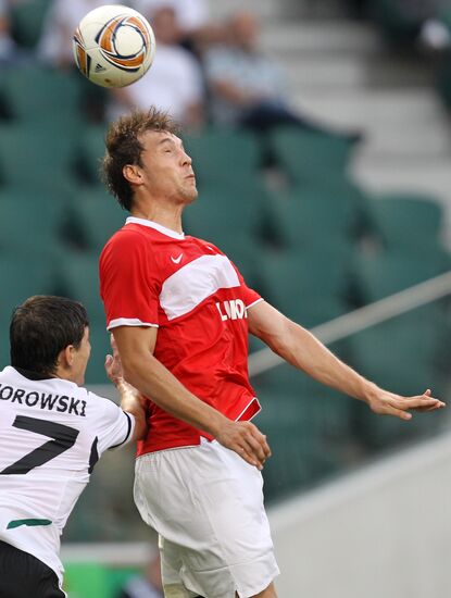 Football European League. Match "Legia" - "Spartak" (Moscow)