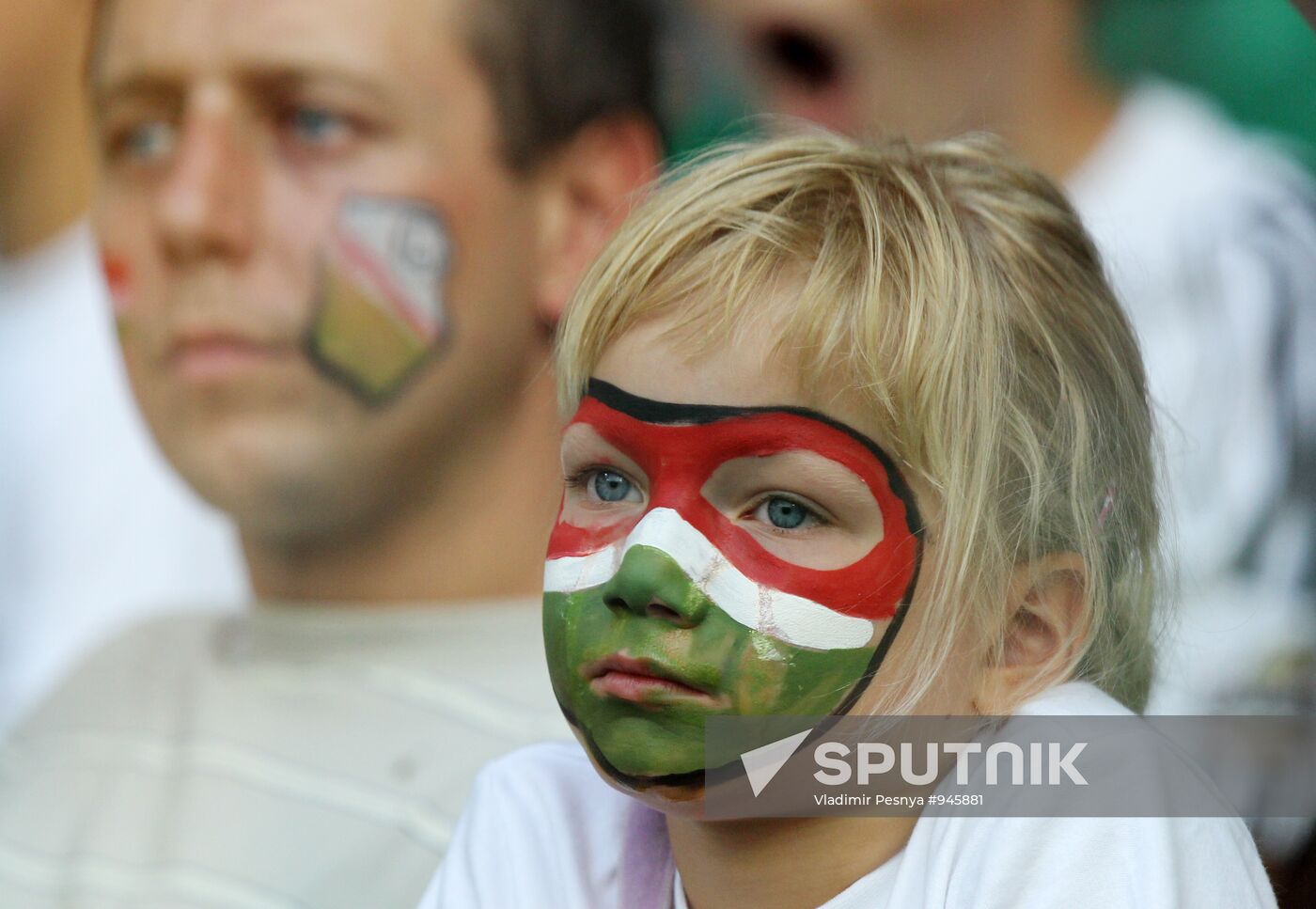 Football European League. Match "Legia" - "Spartak" (Moscow)