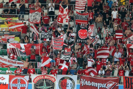 Football European League. Match "Legia" - "Spartak" (Moscow)