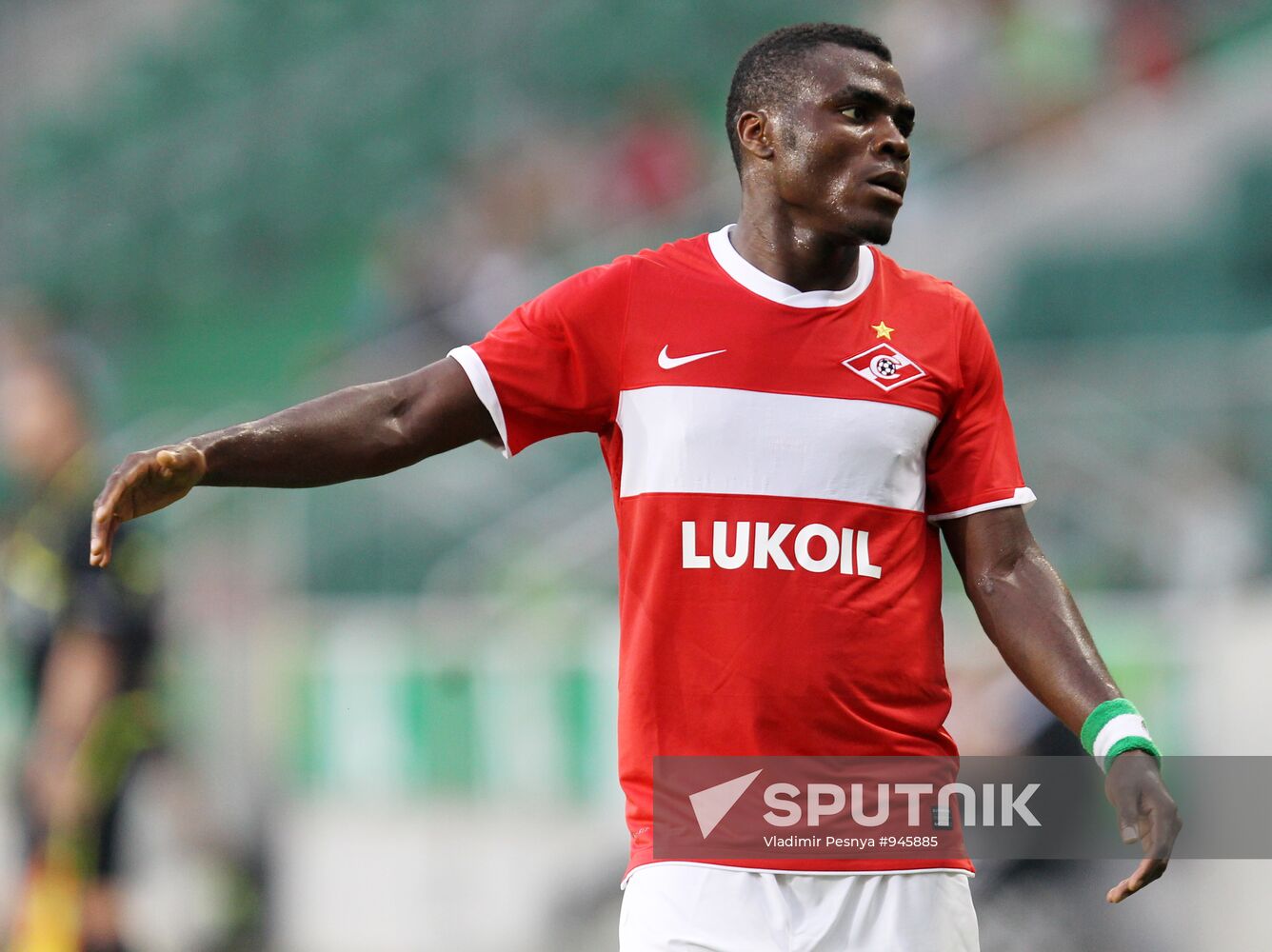 Football European League. Match "Legia" - "Spartak" (Moscow)
