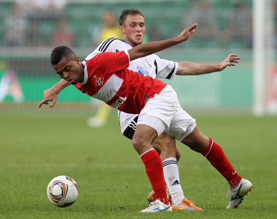 Football European League. Match "Legia" - "Spartak" (Moscow)