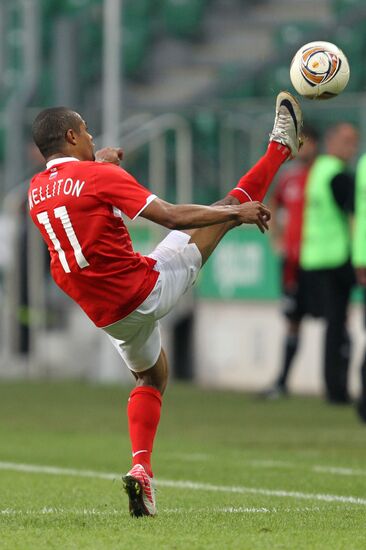 Football European League. Match "Legia" - "Spartak" (Moscow)