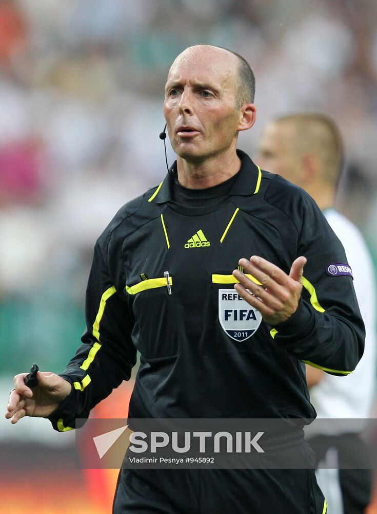 Football European League. Match "Legia" - "Spartak" (Moscow)
