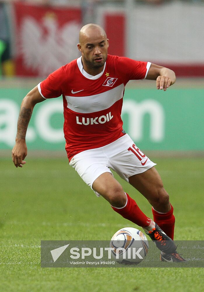 Football European League match "Legia" - "Spartak" (Moscow)
