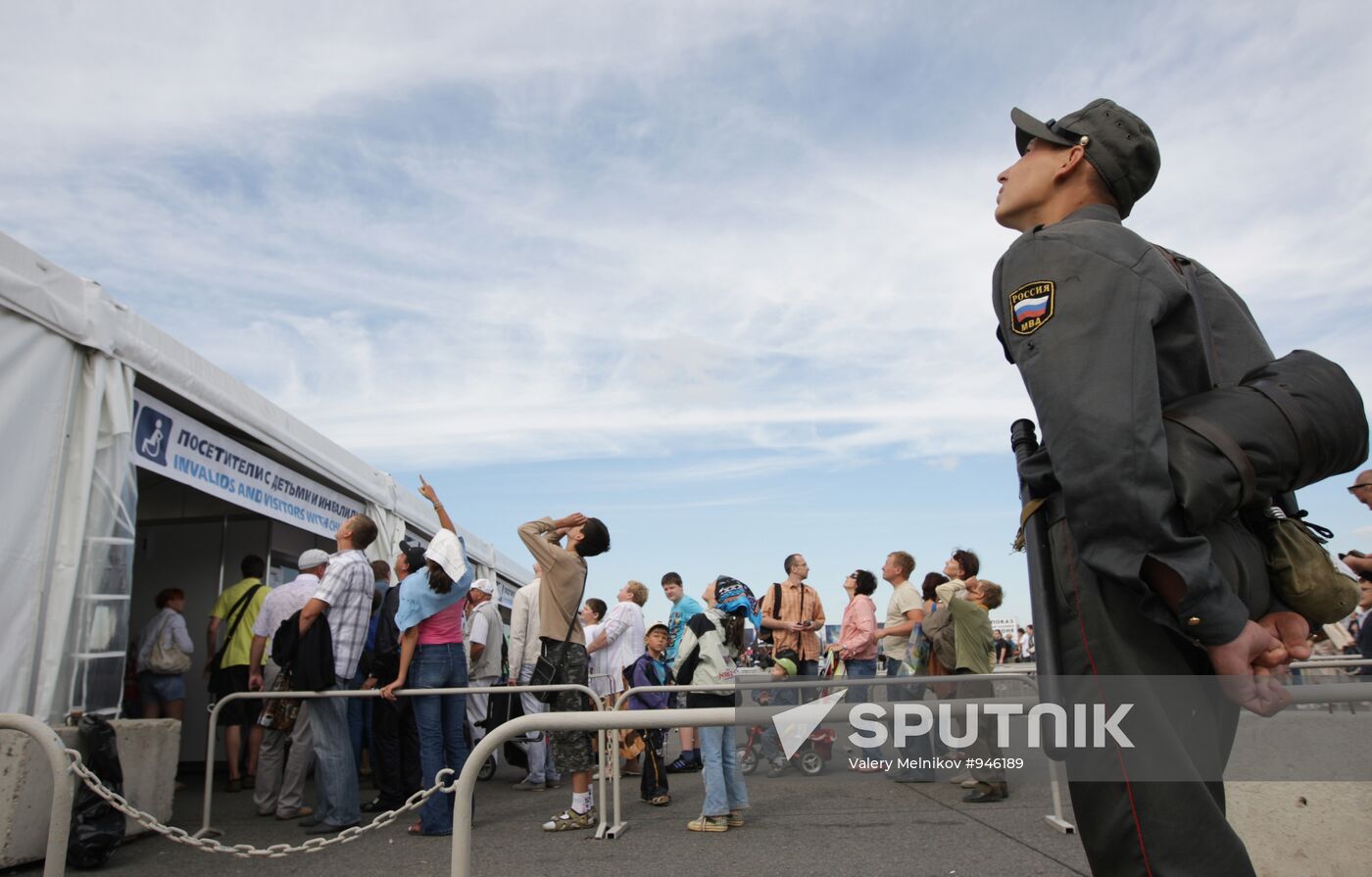 MAKS-2011 International Aviation and Space Show. Day four