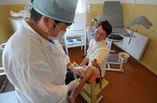 Work in rural hospital of Chelyabinsk region