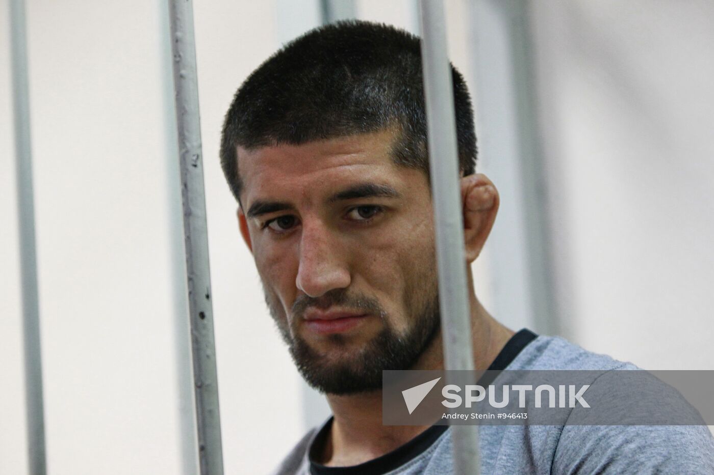 Sportsman Rasul Mirzayev in Moscow's Zamoskvorechye court